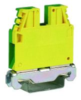 TEC.6/O, зажим для заземления желт.зелен 6 кв.мм ZTO120-RET