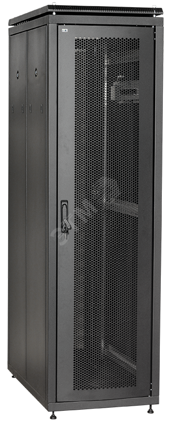 ITK Шкаф сетевой 19" LINEA N 33U 600х1000 мм перфорированная передняя дверь черный