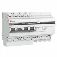 Дифференциальный автомат АД-4 40А/100мА (характеристика C, AC, электронный, защита 270В) 4,5кА EKF PROxima