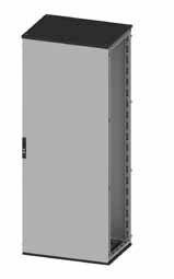 Сборный шкаф CQE, с дверью и задней панелью, 1800x800x800 мм