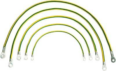 Комплект кабелей заземления, 5 шт. (SZB-12-00-00/2) (кабель заземления 300 мм - 2 шт, кабель заземления 400 мм - 2 шт, кабель заземления 600 мм - 1 шт. , фиксирующие аксессуары)