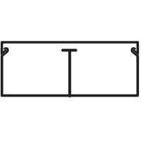 TMC 40/2x17 Миниканал с перегородкой белый (розница 8 м в пакете, 10 пакетов в коробке)
