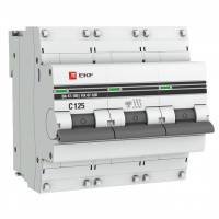 Автоматический выключатель 3P 100А (C) 10kA ВА 47-100 EKF PROxima mcb47100-3-100C-pro
