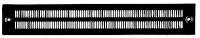 Боковая панель для цоколя, длина 600 mm, металлическая с перфорацией, цвет черный (RAL 9005)