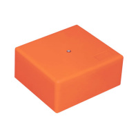 MB75 Коробка огн. E60-E90,о/п 75х75х40, с гладкими стенками,без галогена, IP41, 3P, (1,5-6мм2), цвет оранж