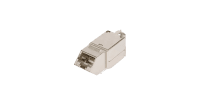 Модуль Keystone, угловой, для панели AN, Кат.6a, RJ45/8P8C, для FT-TOOL, экран., металлик Модуль Keystone, угловой, для панели AN, Кат.6a, RJ45/8P8C, для FT-TOOL, экран., металлик