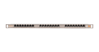 Коммутационная панель NIKOMAX 19", 0,5U, 24 порта, Кат.5e (Класс D), 100МГц, RJ45/8P8C, 110/KRONE, T568A/B, полный экран, с органайзером, металлик - гарантия: 5 лет расширенная / 25 лет системная Коммутационная панель NIKOMAX 19", 0,5U, 24 порта, Кат.5e (Класс D), 100МГц, RJ45/8P8C, 110/KRONE, T568A/B, полный экран, с органайзером, металлик - гарантия: 5 лет расширенная / 25 лет системная