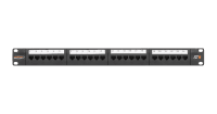 Коммутационная панель NIKOMAX 19", 1U, 24 порта, Кат.6 (Класс E), 250МГц, RJ45/8P8C, 110/KRONE, T568A/B, неэкранированная, с органайзером, черная - гарантия: 5 лет расширенная / 25 лет системная Коммутационная панель NIKOMAX 19", 1U, 24 порта, Кат.6 (Класс E), 250МГц, RJ45/8P8C, 110/KRONE, T568A/B, неэкранированная, с органайзером, черная - гарантия: 5 лет расширенная / 25 лет системная