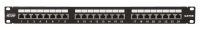 Коммутационная панель NETLAN 19", 1U, 24 порта, Кат.5e (Класс D), 100МГц, RJ45/8P8C, 110/KRONE, T568A/B, экранированная, черная Коммутационная панель NETLAN 19", 1U, 24 порта, Кат.5e (Класс D), 100МГц, RJ45/8P8C, 110/KRONE, T568A/B, экранированная, черная