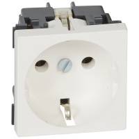 Розетка Mosaic 2К+З немецкий стандарт винтовые клеммы Legrand Розетка Mosaic 2К+З немецкий стандарт винтовые клеммы Legrand