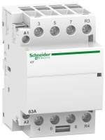 Модульный контактор iCT63A 3НО 1НЗ 220/240В АС 50Г Schneider Electric Модульный контактор iCT63A 3НО 1НЗ 220/240В АС 50Г Schneider Electric