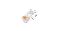 Коннектор NIKOMAX RJ45/8P8C под витую пару, Кат.5e (Класс D), 100МГц, покрытие 50мкд, под многожильный кабель, неэкранированный, круглый ввод, уп-ка 100шт. Коннектор NIKOMAX RJ45/8P8C под витую пару, Кат.5e (Класс D), 100МГц, покрытие 50мкд, под многожильный кабель, неэкранированный, круглый ввод, уп-ка 100шт.