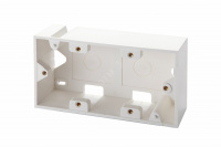 Настенная коробка для рамок серии 45, на 4 модуля 22.5х45.0 мм, белая