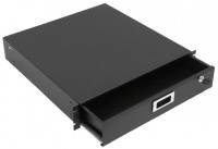 Ящик для документов, 2U x 415 x 465 mm, цвет черный (RAL 9005) (SZB-67-00-00/9005) ZPAS Ящик для документов, 2U x 415 x 465 mm, цвет черный (RAL 9005) (SZB-67-00-00/9005) ZPAS