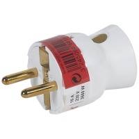 Вилка 2К+З 16А белая Legrand Вилка 2К+З 16А белая Legrand
