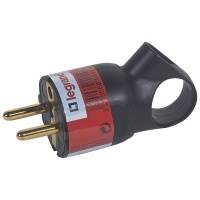 Вилка 2К+З черная 050194 Legrand Вилка 2К+З черная 050194 Legrand