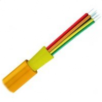 Оптоволоконный кабель Distribution, LSZH, 4 волокна,  MM, OM2, оранжевый