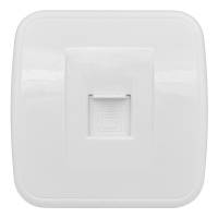 Розетка Минск RJ-45 1-местная, ОП 1А, 120В, белая Basic EKF Electrotechnica Розетка Минск RJ-45 1-местная, ОП 1А, 120В, белая Basic EKF Electrotechnica