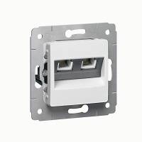 Розетка 2XRJ11 белая CAR Legrand Розетка 2XRJ11 белая CAR Legrand