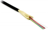 Волоконно-оптический кабель Lanmaster универсальный, Distribution, нг(А)-HF, 16 волокон, OM2, черный