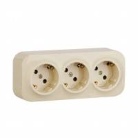 Розетка 3X2К+З шт слоновая кость Legrand Розетка 3X2К+З шт слоновая кость Legrand