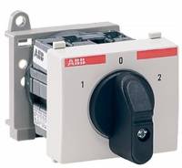 Переключатель ONWS1M 2-х позициионный(1-2) (одноуровневый) 25 А ABB Переключатель ONWS1M 2-х позициионный(1-2) (одноуровневый) 25 А ABB