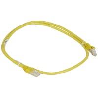 Патч-корд U/UTP 6а PVC 1м желтый Legrand Патч-корд U/UTP 6а PVC 1м желтый Legrand