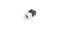 Модуль Keystone, Кат.3, RJ12/6P6C, неэкран., белый Модуль Keystone, Кат.3, RJ12/6P6C, неэкран., белый
