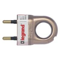 Вилка 2К 6А бронза Legrand Вилка 2К 6А бронза Legrand