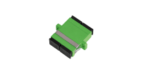 Адаптер NIKOMAX волоконно-оптический, соединительный, одномодовый, SC/APC-SC/APC, двойной, пластиковый, зеленый, уп-ка 2шт.