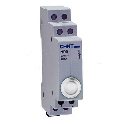 Индикатор ND9-1/w белый , AC/DC230В (LED) (CHINT)