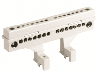 Усиленная клеммная колодка 18мод. (отв.5х9мм+14х5,4мм)