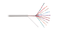Кабель NIKOLAN U/UTP 10 пар, Кат.3 (Класс C), 16МГц, одножильный, BC (чистая медь), 26AWG (0,405мм), внутренний, PVC нг(А), серый, 305м - гарантия: 1 год