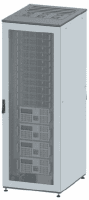 Напольный шкаф 47U Ш600хГ600 две перфорированые двери, крышаукомплектована вводом и заглушками