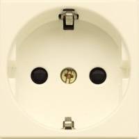 Розетка Schuko с заземлением и безвинтовыми клеммами, со шторками, 16А/250В, серия Zenit, цвет альпийский белый ABB Розетка Schuko с заземлением и безвинтовыми клеммами, со шторками, 16А/250В, серия Zenit, цвет альпийский белый ABB