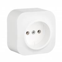 Розетка 2К без со шторками белая Legrand Розетка 2К без со шторками белая Legrand