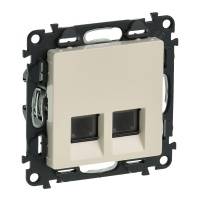 Розетка Valena Life слоновая кость 2х RJ11 Legrand Розетка Valena Life слоновая кость 2х RJ11 Legrand
