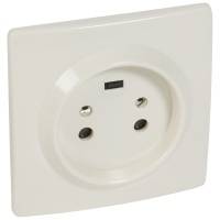 Розетка силовая 2К+З 20А встроенная Legrand Розетка силовая 2К+З 20А встроенная Legrand