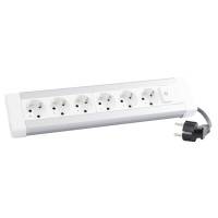 Блок розеток 6X2К+З+ выключатель с подсветкой Legrand Блок розеток 6X2К+З+ выключатель с подсветкой Legrand