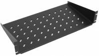 Полка угловая 2U x 446 x 250 mm (до 25 кг), цвет черный (RAL 9005) ZPAS Полка угловая 2U x 446 x 250 mm (до 25 кг), цвет черный (RAL 9005) ZPAS