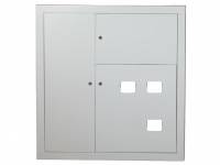 Щит этажный 3 квартирный слаботочный отсек слева 1010х950х160 IP31 PROxima Щит этажный 3 квартирный слаботочный отсек слева 1010х950х160 IP31 PROxima