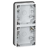 Коробка Plexo двойная вертикальная Legrand Коробка Plexo двойная вертикальная Legrand