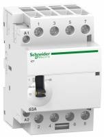 Модульный контактор с ручным управлением iCT63A 4Н Schneider Electric Модульный контактор с ручным управлением iCT63A 4Н Schneider Electric