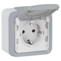Розетка Plexo 2К+З, немецкий стандарт Legrand Розетка Plexo 2К+З, немецкий стандарт Legrand