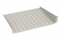 Полка угловая 2U x 446 x 250 mm (до 25 кг), цвет серый (RAL 7035) ZPAS Полка угловая 2U x 446 x 250 mm (до 25 кг), цвет серый (RAL 7035) ZPAS