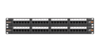 Коммутационная панель NIKOMAX 19", 2U, 48 портов, Кат.5e (Класс D), 100МГц, RJ45/8P8C, 110/KRONE, T568A/B, неэкранированная, с органайзерами, черная - гарантия: 5 лет расширенная / 25 лет системная Коммутационная панель NIKOMAX 19", 2U, 48 портов, Кат.5e (Класс D), 100МГц, RJ45/8P8C, 110/KRONE, T568A/B, неэкранированная, с органайзерами, черная - гарантия: 5 лет расширенная / 25 лет системная
