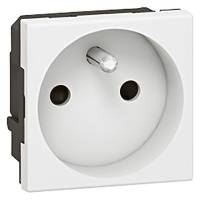 Розетка Mosaic 2К+З французский стандарт безвинтовые зажимы Legrand Розетка Mosaic 2К+З французский стандарт безвинтовые зажимы Legrand