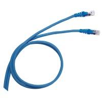 Патч-корд F/UTP категория 6 PVC 1м синий Legrand Патч-корд F/UTP категория 6 PVC 1м синий Legrand