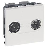 Розетка Mosaic TV/R проходная 14db Legrand Розетка Mosaic TV/R проходная 14db Legrand