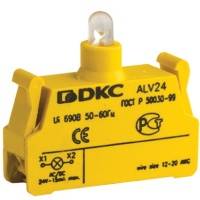 Контактный Блок с клеммными безвинтовым зажимом со светодиодом на 12В DKC Контактный Блок с клеммными безвинтовым зажимом со светодиодом на 12В DKC